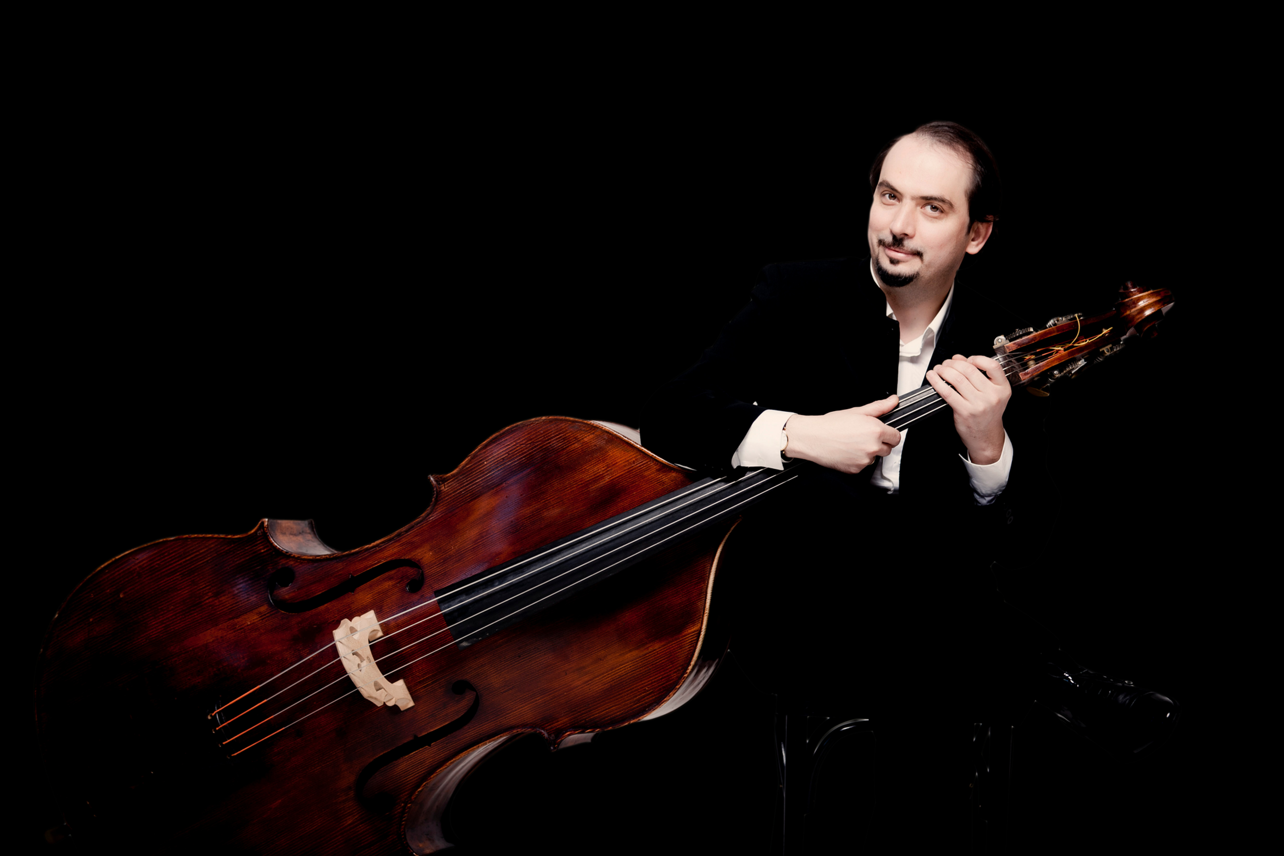 Petru Iuga with double bass